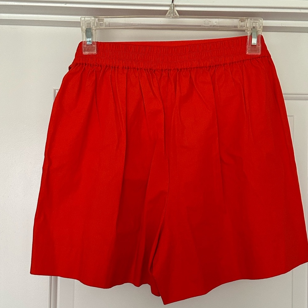 J. Crew Reddish/Orange Women's Shorts with Tie - Picture 2 of 8